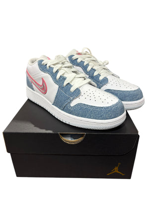 Jordan, Youth, 1 Low SE, GS, Denim, Sequin