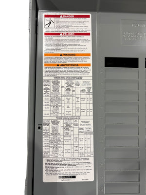 Square D, QO124L125PGRB, QO Plug On Neutral, Circuit Breaker Load Center