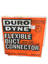 DuroDyne, Metal-Fab Flexible Duct Connector, MBX333, Excelon/Vinyl Fabric, 3” Metal, 3” Fabric, 3” Metal - FreemanLiquidators - [product_description]