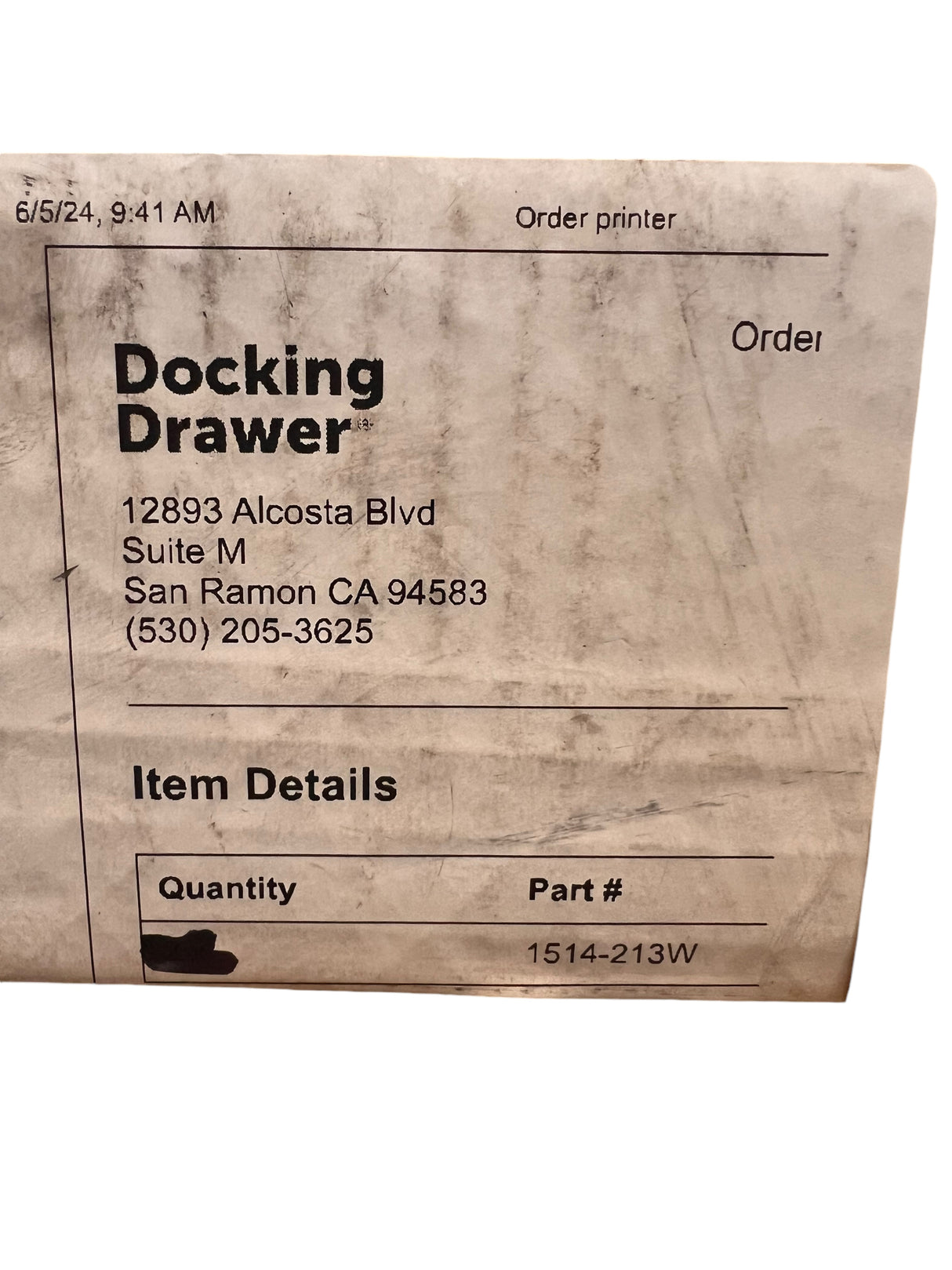 Docking Drawer, Blade Duo, In Drawer Outlet, 1514-213W