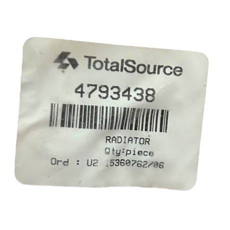 TotalSource, 4793438, Radiator 9370120100 - Freeman Liquidators