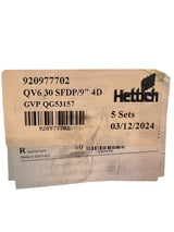 (5 Sets) Hettich, QV6 30, SFDP/9", 4D, Undermount Drawer Slides, 920977702