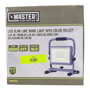 Globe Electric, Master Electrician, 248702 LED Plug-In Slim Line, Work Light  2500 Lumens, 30-Watt - Image 1