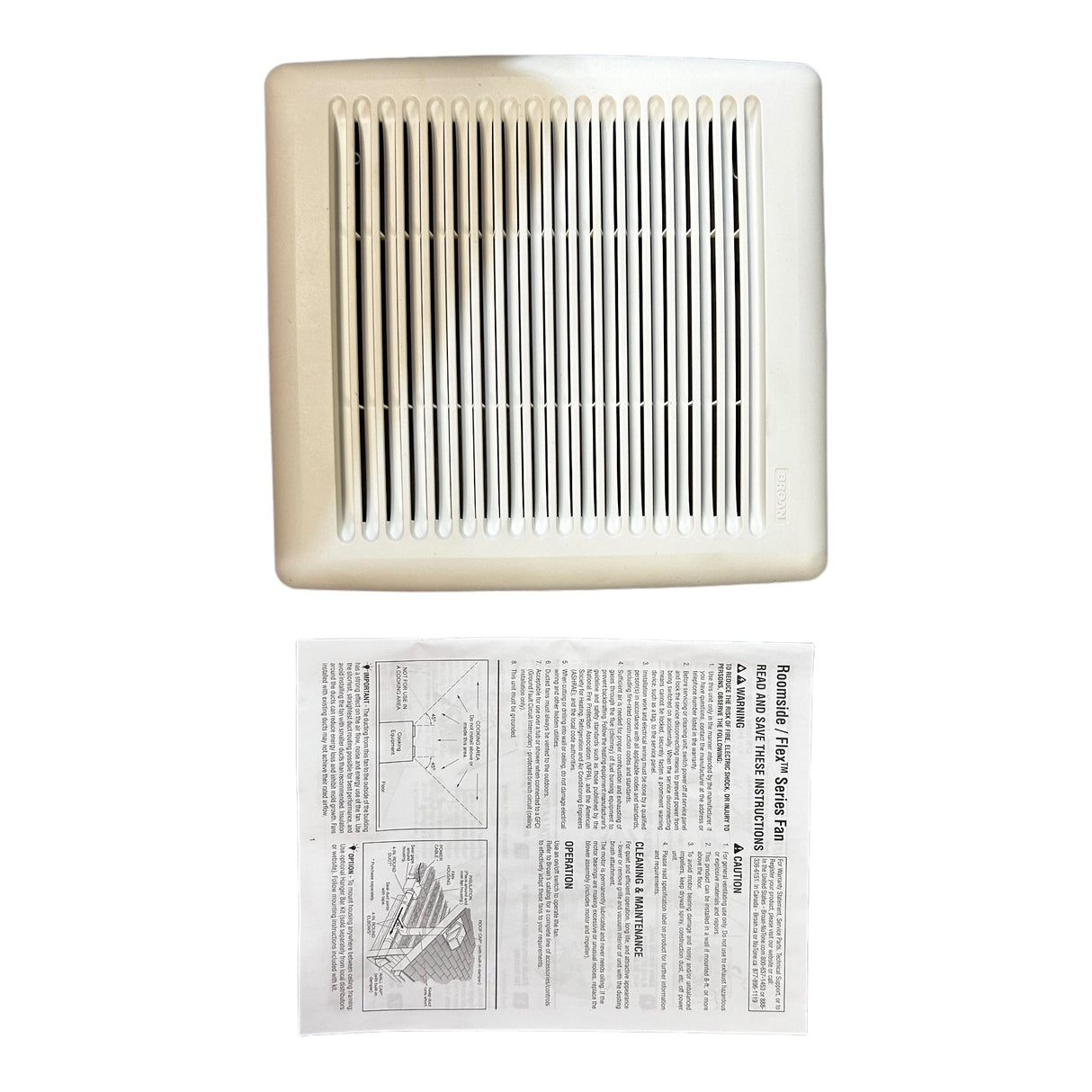 AE80B, InVent Series, Single-Speed, Ventilation Fan, (80 CFM, 1.5 Sones) - Freeman Liquidators