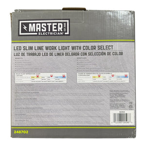 Globe Electric, Master Electrician, 248702 LED Plug-In Slim Line, Work Light  2500 Lumens, 30-Watt - Image 2