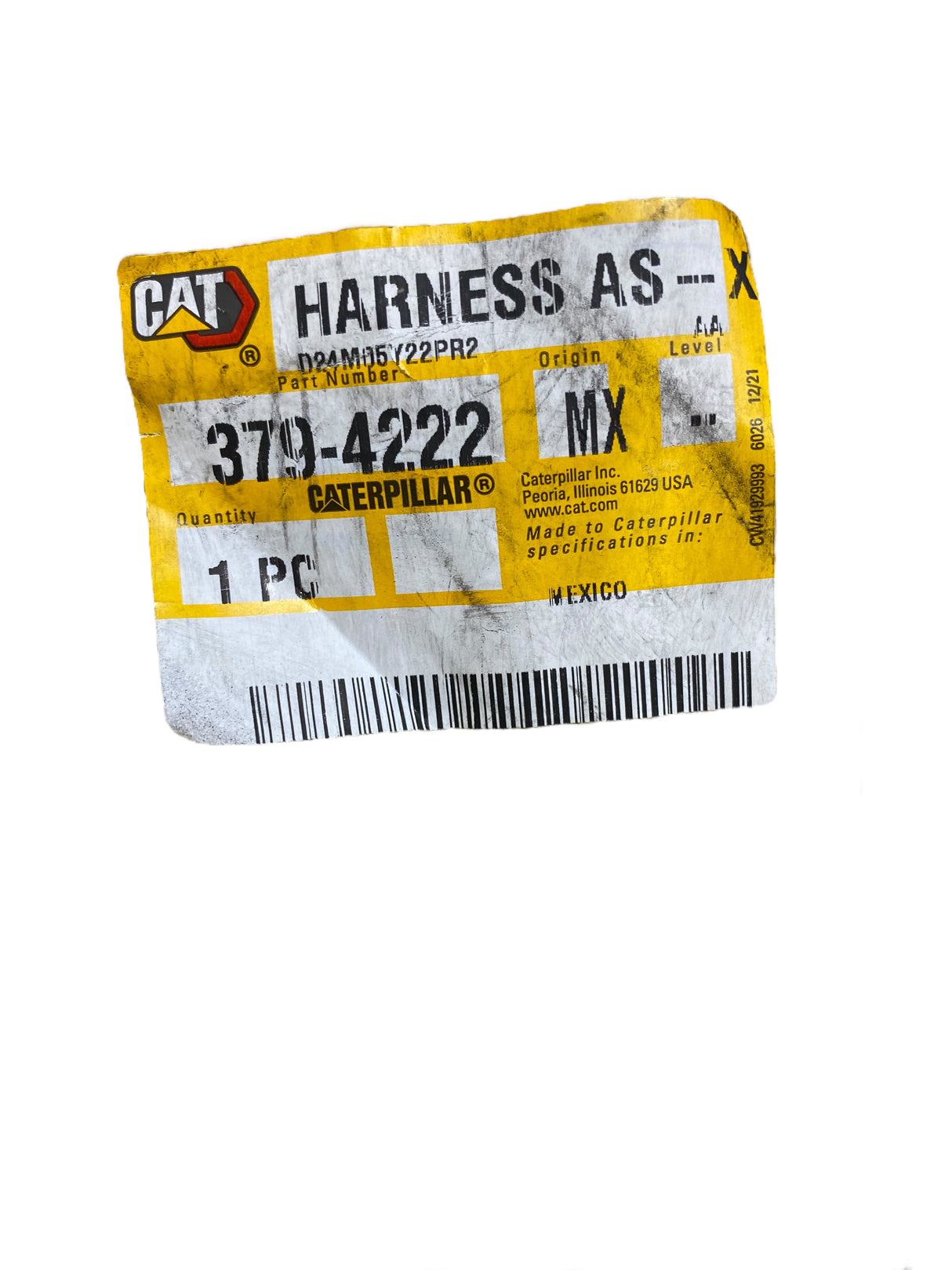 CAT, 379-4222, HARNESS AS-X - FreemanLiquidators - [product_description]