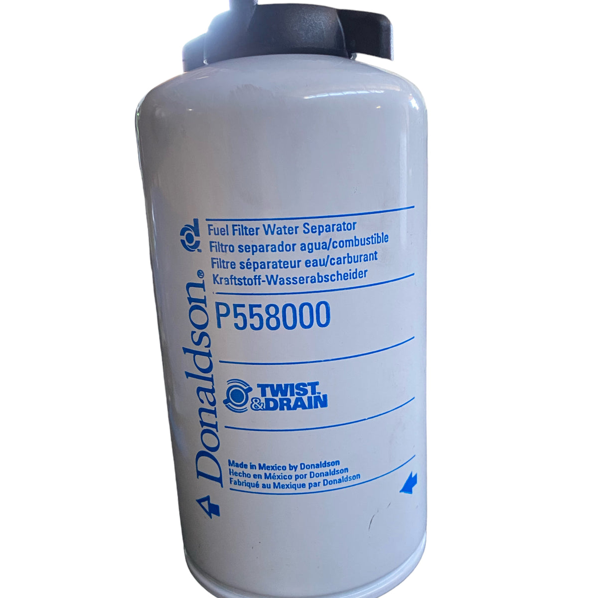 Donaldson, P558000, Fuel Filter, Spin On, Twist & Drain, Water Seperat ...