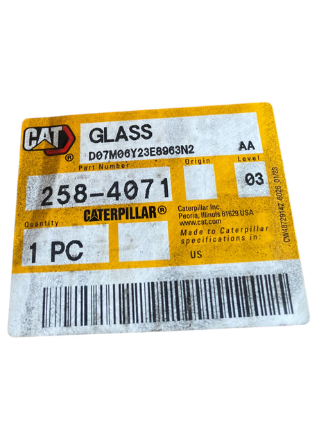 Caterpillar, 258-4071, 1164.30mm Height, Curved Door Glass - Freeman Liquidators