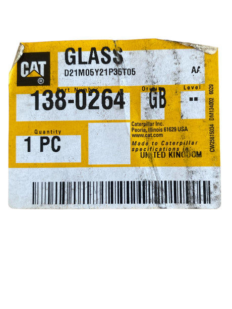 Caterpillar, 138-0264, Glass, For 906/908/902 Wheel-Type Loader - Freeman Liquidators