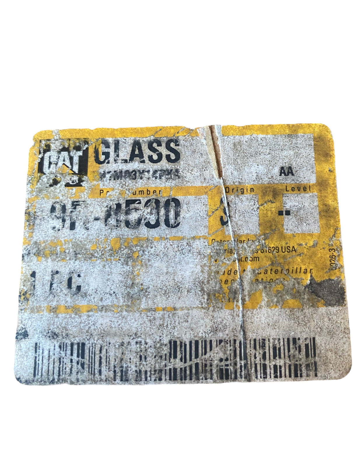 Caterpillar, 9R-8530, 5mm Thick, Fixed Glass - Freeman Liquidators