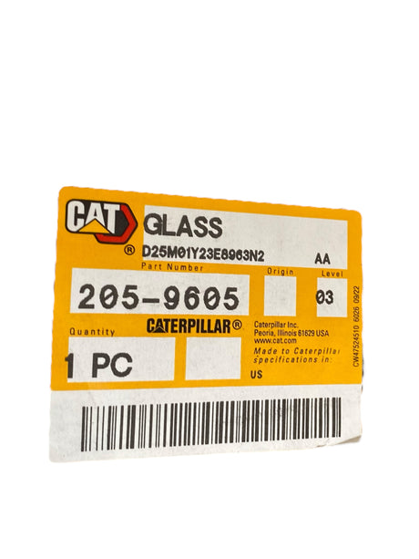 Caterpillar, 205-9605, 551.80mm Height, Front Left, Safety Glass - Freeman Liquidators