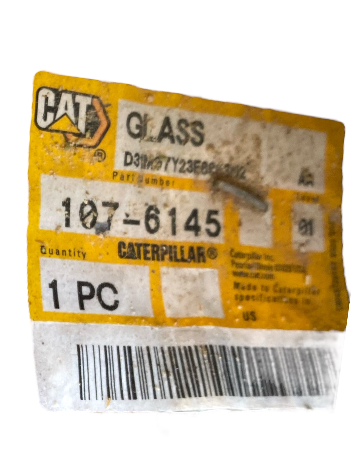 Caterpillar, 107-6145, 1108.30mm Height, Safety Glass, (CF) - Freeman Liquidators