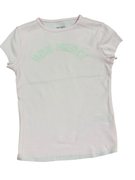 Women's, Wild Fable, Non Merci, Cap Sleeve, Graphic, T-Shirt (XXS) - Freeman Liquidators