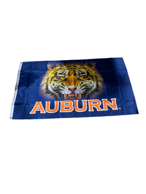 Auburn, Tiger, Eyes, College, Flag - Freeman Liquidators