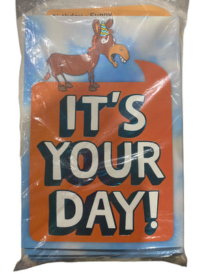 It's your Day, Birthday Card, Bundle of 6 - Freeman Liquidators