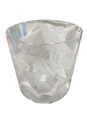Clear, Acrylic, Cylinder, Display, Plastic, Round, Container, Riser, 8"W x 8"H - Freeman Liquidators