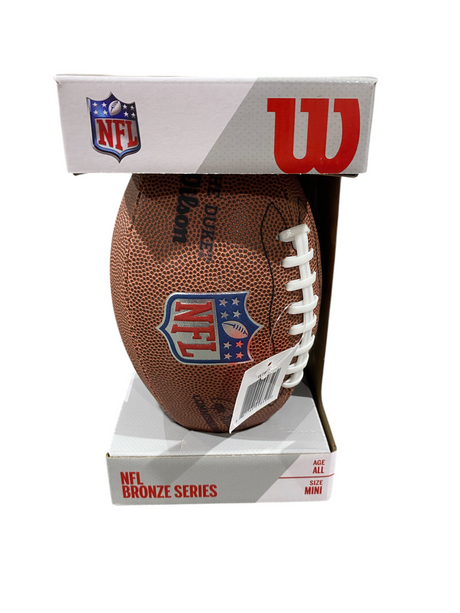 NFL, Wilson, Bronze, Series, The Duke, Mini Football, Brown - Freeman Liquidators - [product_description] - 