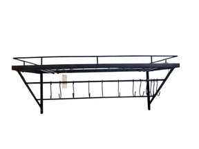 VEVOR, Pot & Pan Rack, Wall Mounted, 24 inch, 12 S Hooks, Black - Freeman Liquidators - [product_description] - POT RACK