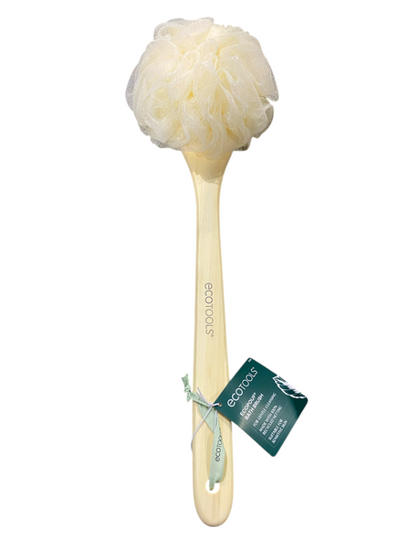 EcoTools, EcoPouf, Bath Brush, Loofah & Handle - Freeman Liquidators - [product_description] - BATH BRUSH