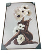 August Living, Framed, Woman, White Flowers, Canvas, Print, 24"x36" - Freeman Liquidators - [product_description] - CANVAS