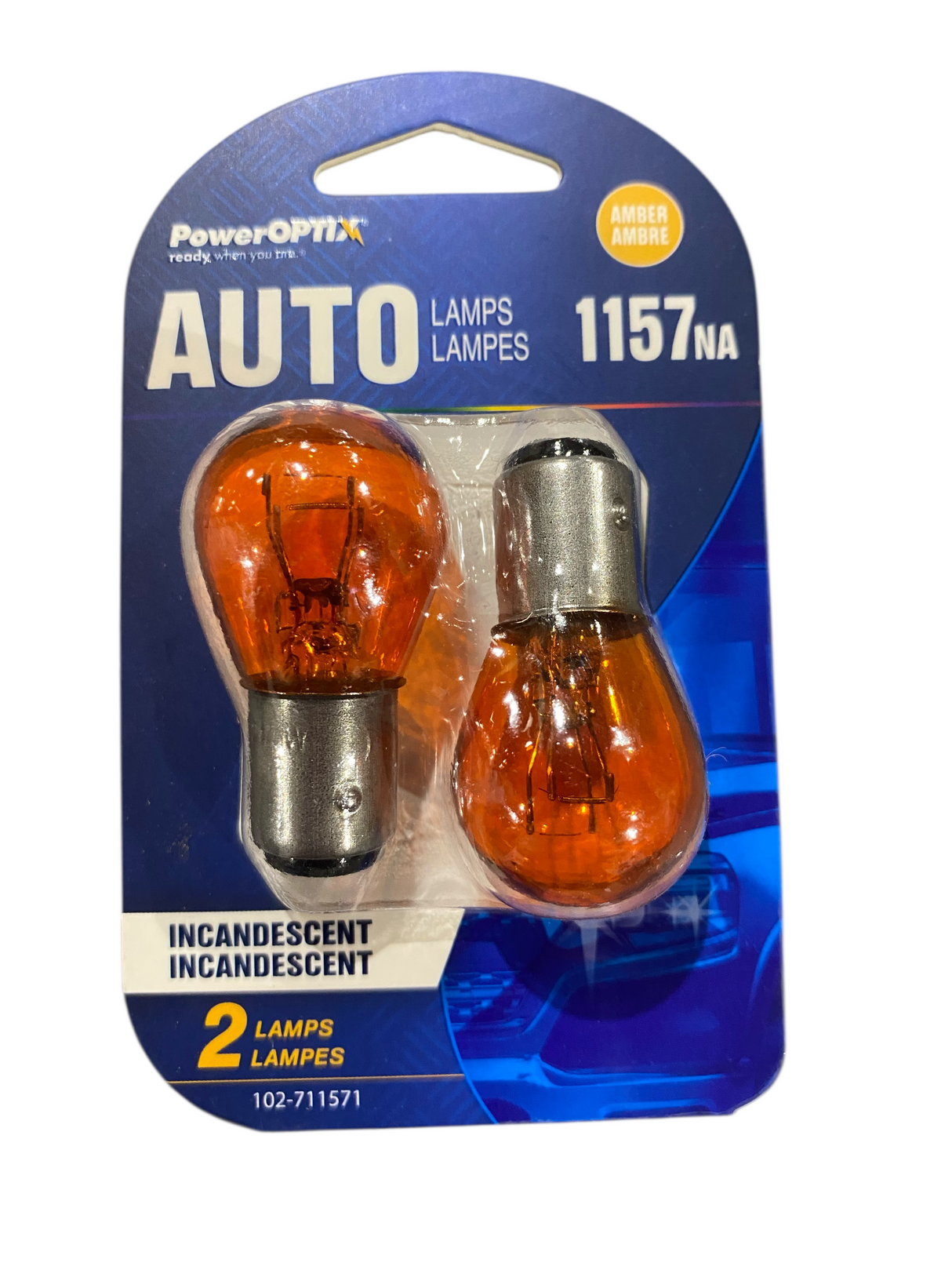 PowerOptix, 1157NA, Incandescent, Amber, Auto, Lamps, 102-711571 - Freeman Liquidators - [product_description] - AUTO LIGHTS