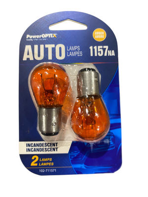 PowerOptix, 1157NA, Incandescent, Amber, Auto, Lamps, 102-711571 - Freeman Liquidators - [product_description] - AUTO LIGHTS