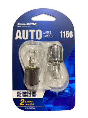 PowerOptix, 1156, Incandescent, Auto, Lamps, 102-711560 - Freeman Liquidators - [product_description] - AUTO LIGHTS