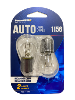 PowerOptix, 1156, Incandescent, Auto, Lamps, 102-711560 - Freeman Liquidators - [product_description] - AUTO LIGHTS