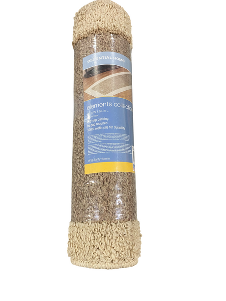 Essential Home, Ivory, Taupe, Rug, 20x54 - Freeman Liquidators - [product_description] - RUG