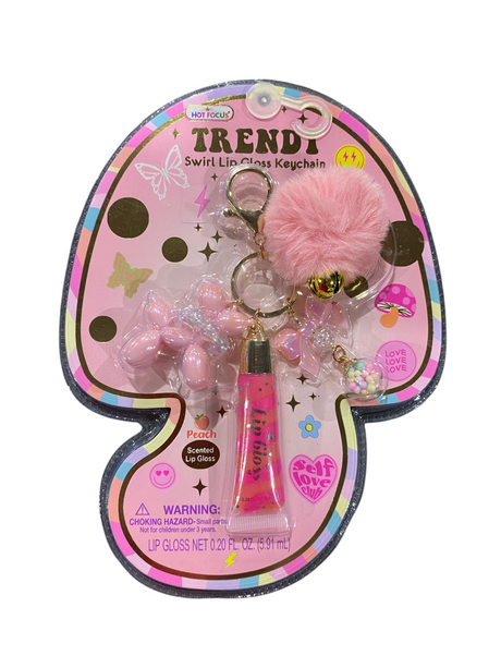 Hot Focus, Lip Gloss Keychain - Freeman Liquidators - [product_description] - LIP GLOSS KEYCHAIN