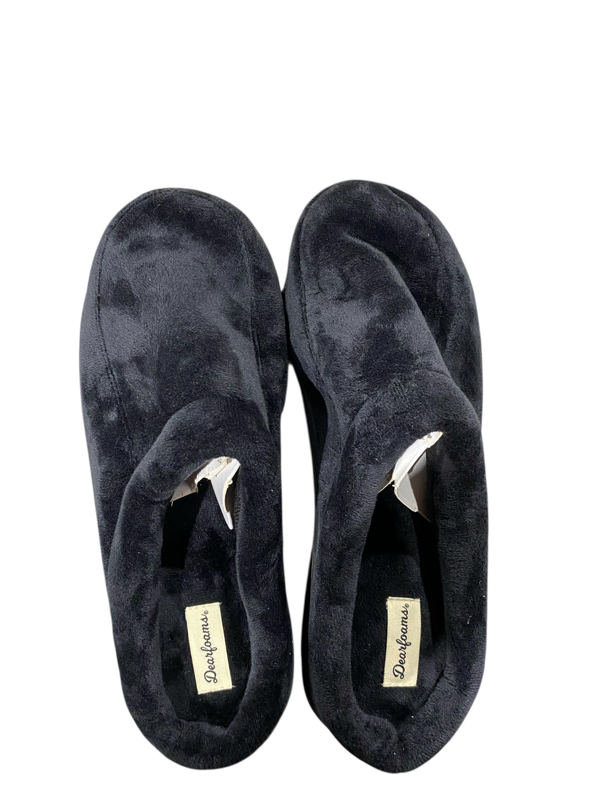 Dearforms, Men's, Memory Foam, Slippers, Large, Black - Freeman Liquidators - [product_description] - MENS SLIPPERS