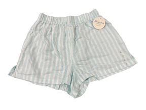 Arizona Body, Women's, Flannel Pajama Shorts, Aqua Stripe - Freeman Liquidators - [product_description] - Women's Clothing