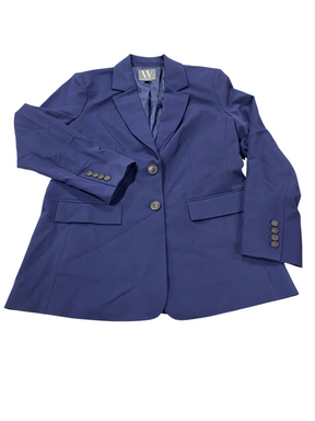 Worthington, Women's, Regular Fit, Blazer, Medium, Blue - Freeman Liquidators - [product_description] - Women's Clothing