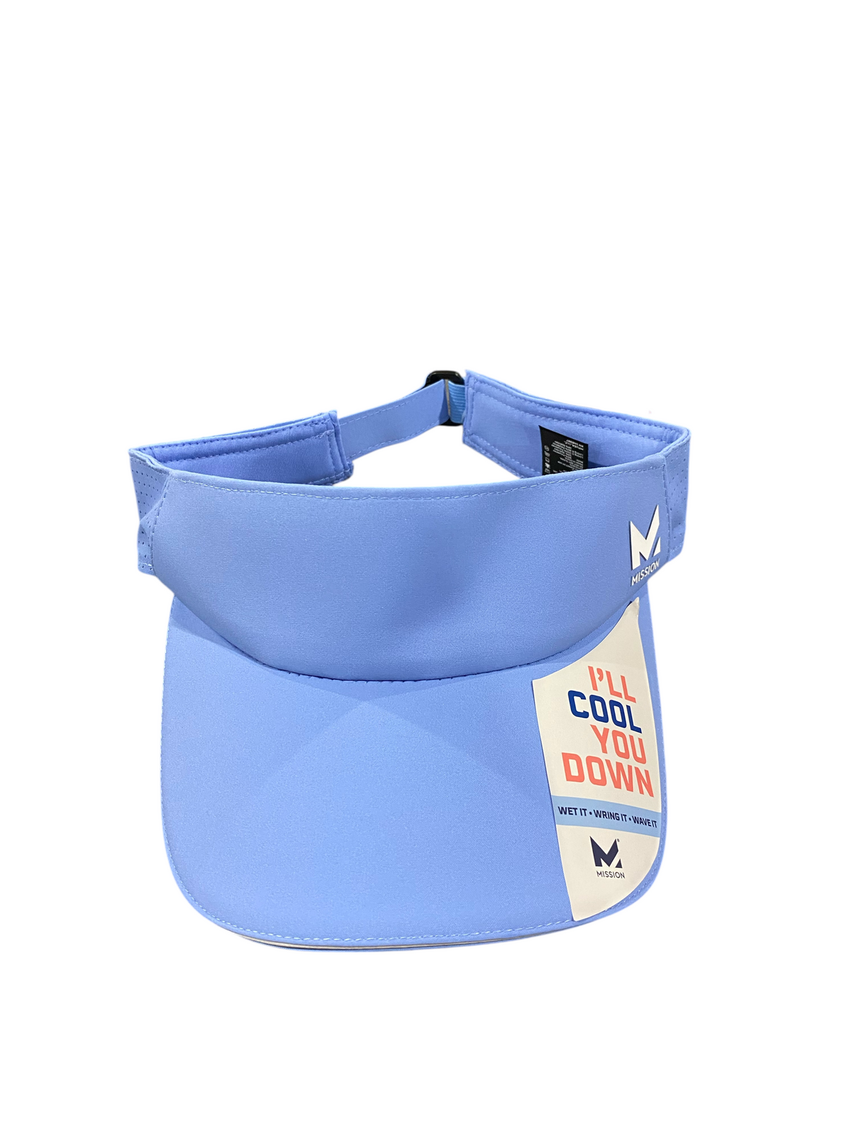 Mission, Unisex, Structured, Cooling Visor, One Size, Vista Blue - Freeman Liquidators - [product_description] - SUN HAT