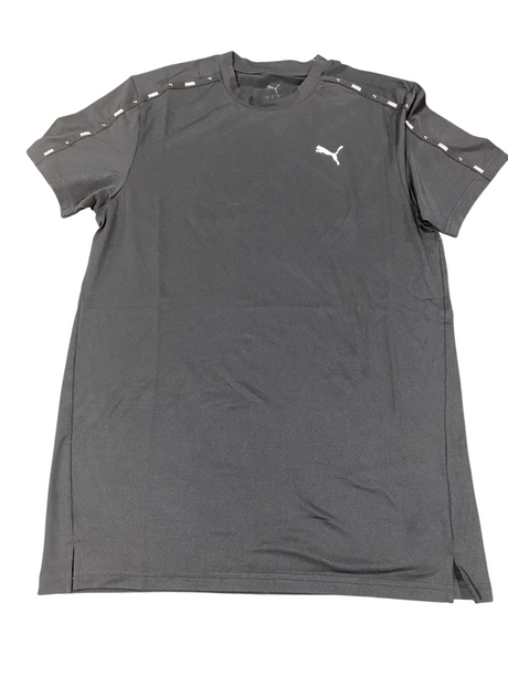 Puma, Men's, All in Tape, Active, T-Shirt, Black - Freeman Liquidators - [product_description] - Men's Clothing