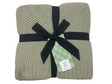 West Elm, Cotton Knit, 50x60, Throw Blanket, Celadon Green - Freeman Liquidators - [product_description] - throw blanket