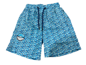 Beach Bros., Boys, Quick Dry, Swim Trunk, Blue, Sharks - Freeman Liquidators - [product_description] - Kids Clothing