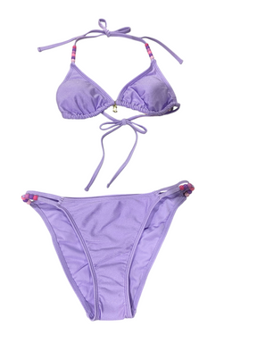 Juicy Couture, Women's, Charms & Beads, Bikini Set, Purple - SWIMWEAR - Freeman Liquidators - [product_description]