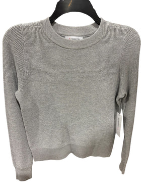 Liz Claiborne, Women's, Crew Neck, Long Sleeve, Pullover Sweater, Grey - Women's Clothing - Freeman Liquidators - [product_description]