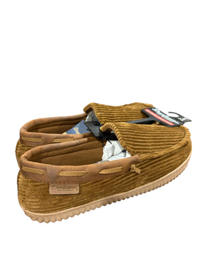 Dearfoams, Men's, Cord Moccasin, Slippers, Tan - Men's Shoes - Freeman Liquidators - [product_description]