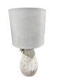 Mainstays, Terrazzo, Table Lamp, White, Drum Shade, 16.75" - Table Lamp - Freeman Liquidators - [product_description]