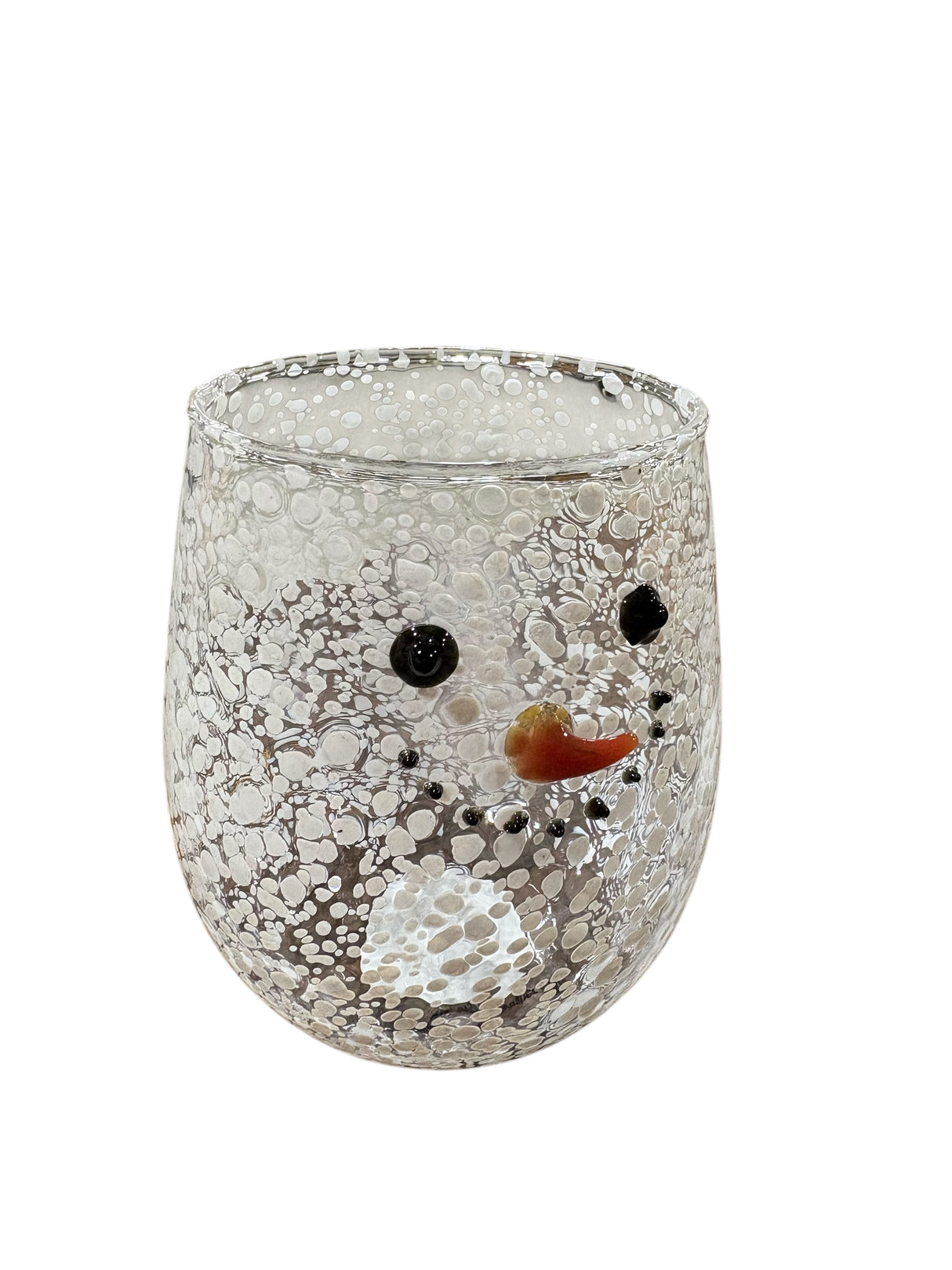 Madison's Niche, Stemless, Snowman, Wine Glass