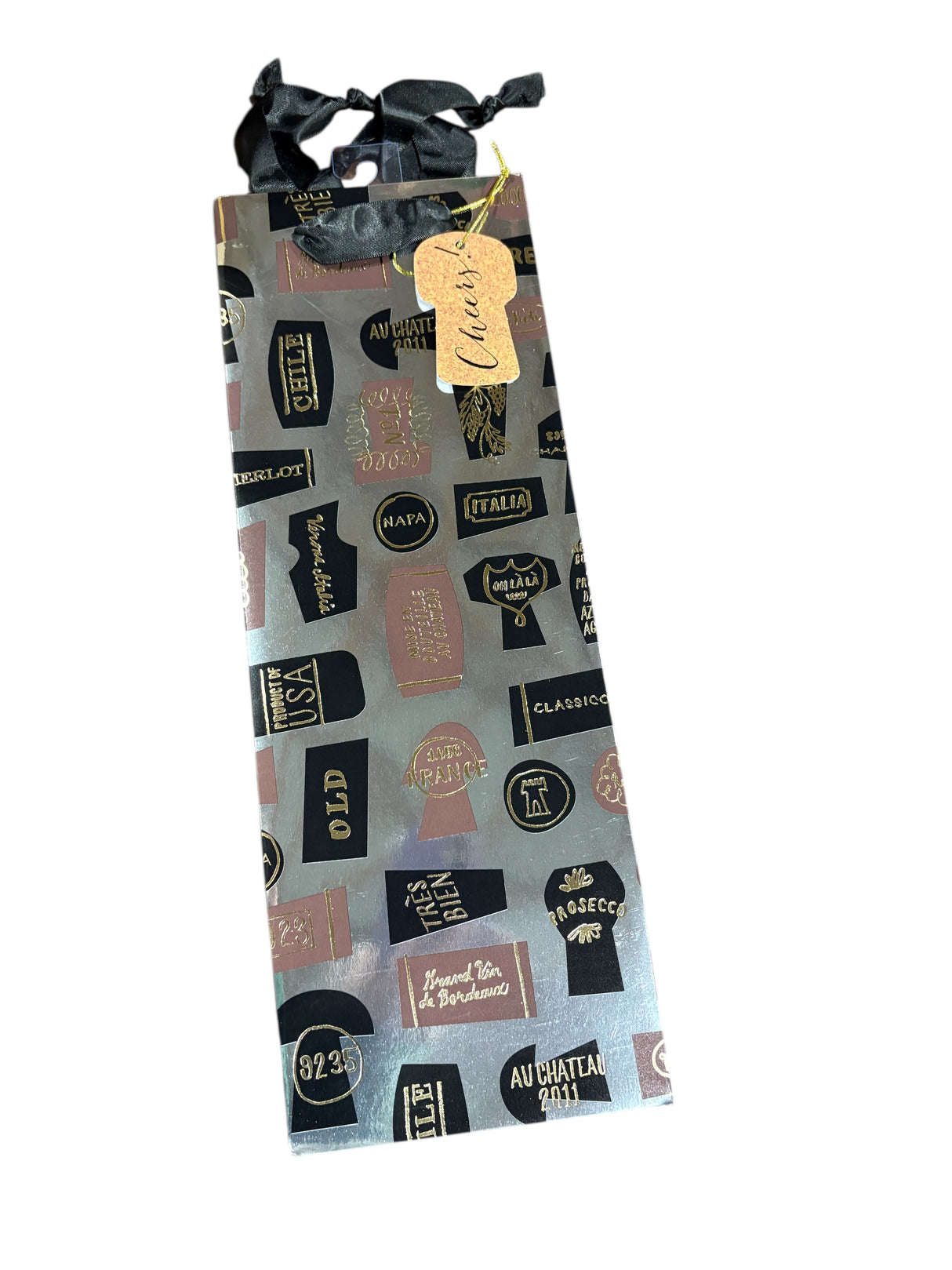 Papyrus, Tossed Corks, Wine Bag - Wine Bag - Freeman Liquidators - [product_description]