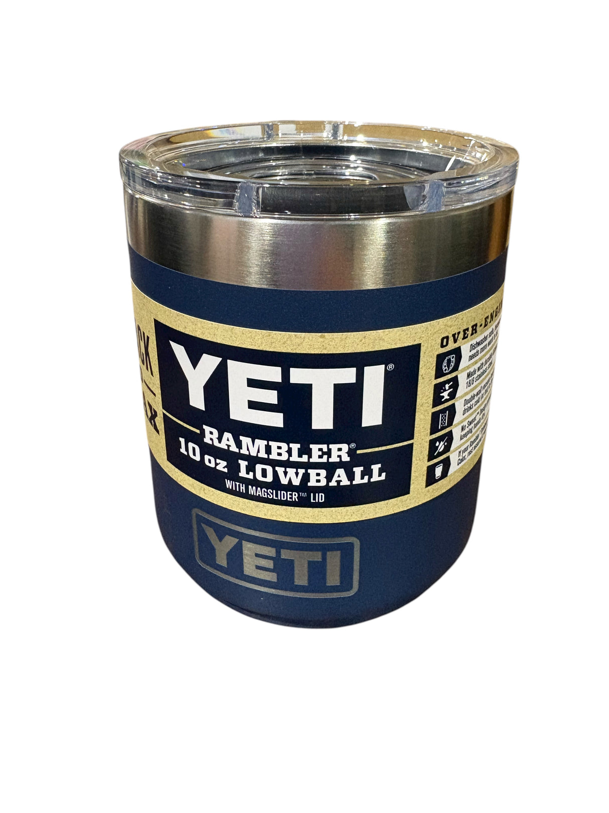 Yeti, Rambler, 10 oz, Stackable, Lowball, Tumbler, Navy