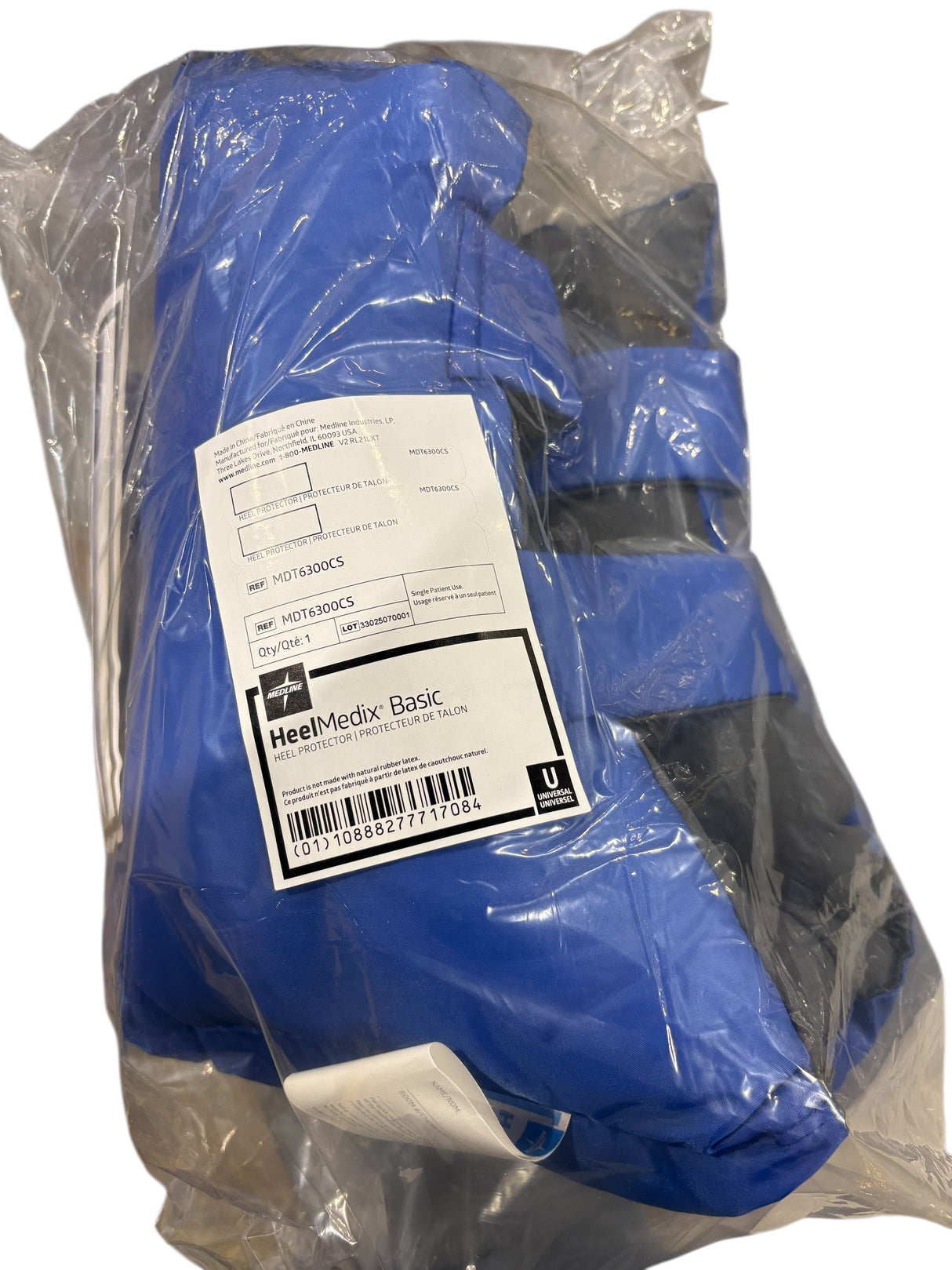 HeelMedix, MDT6300CS, Basic, Universal, Heel Protector, One Size, Blue, 1Ct