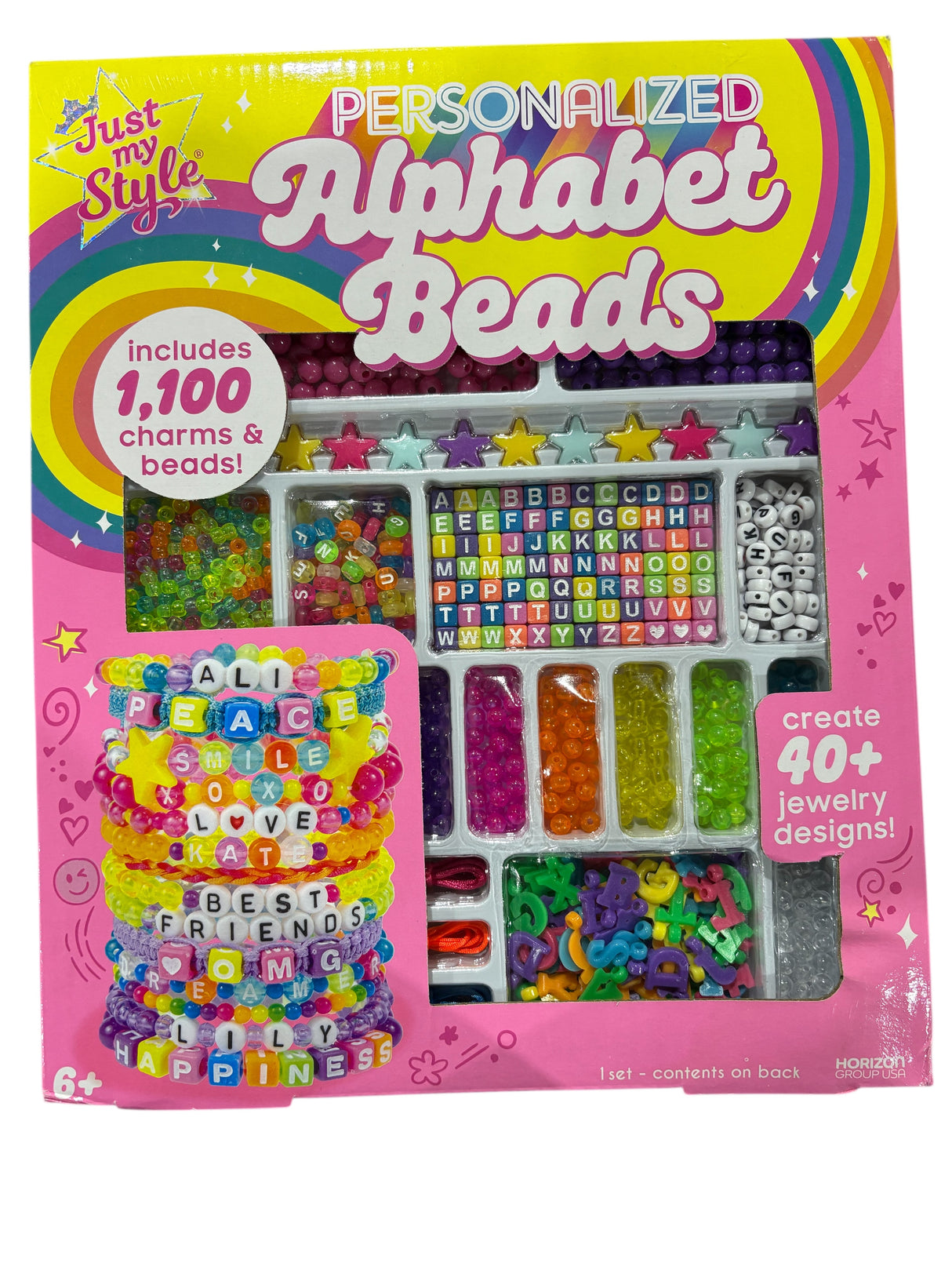 Just My Style, Alphabet, Bead Set