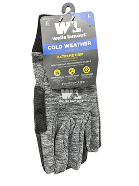Wells Lamont, Cold Weather, Extreme Grip, Fleece, Gloves, Large - Gloves - Freeman Liquidators - [product_description]