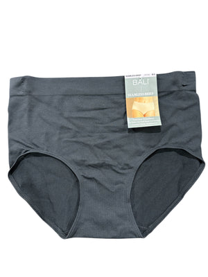 Bali, Seamless, Brief, Underwear, Black, Medium