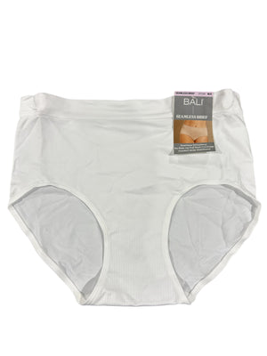 Bali, Seamless, Brief, Underwear, White, Medium