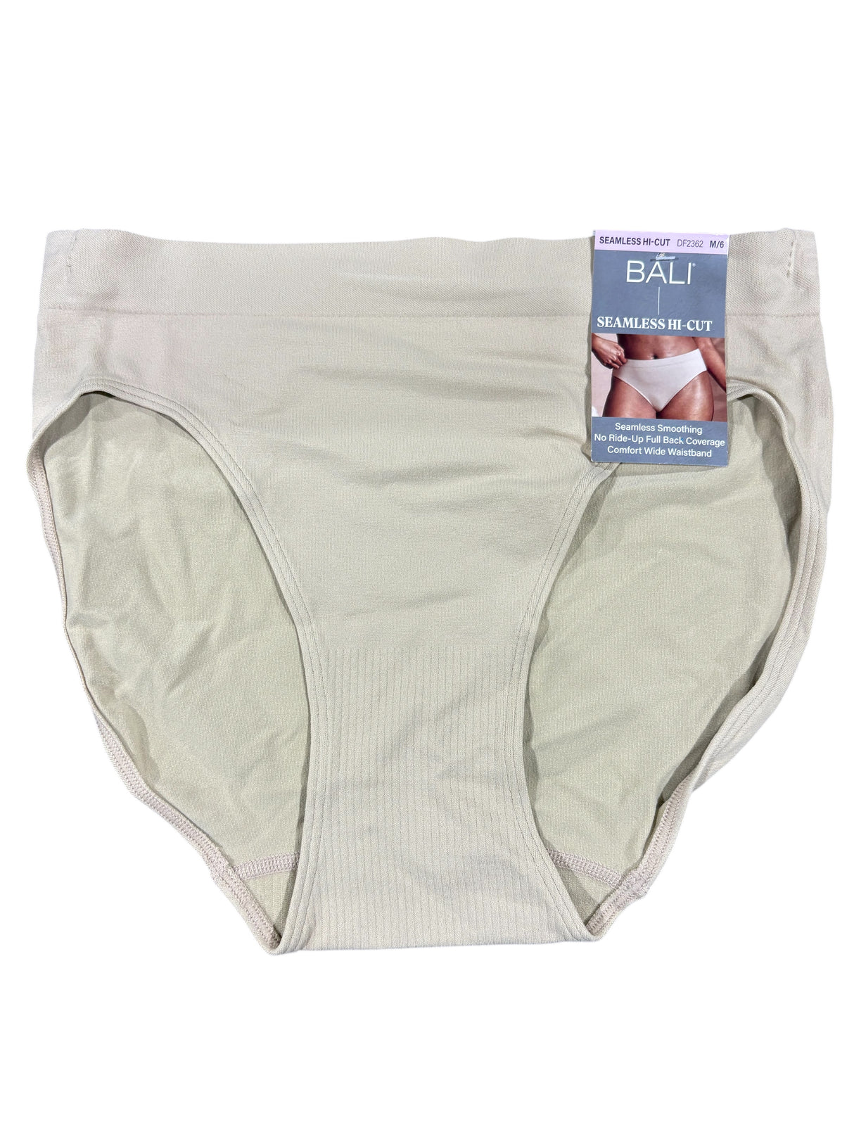 Bali, Seamless, Hi Cut, Underwear, Tan, Medium